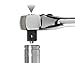 TEKTON 1/2-Inch Drive by 10-Inch Polished Quick Release Ratchet, 72-Tooth Oval Head | 1482