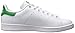 adidas Originals Men's Stan Smith Sneaker, White/White/Green, 6.5