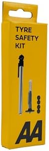 AA Tyre Safety Kit for Cars AA1146 - 2 Gauges & 4 Dust Caps Green view 2