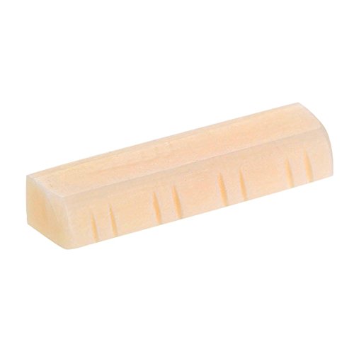 image for Dilwe 3Pcs Mandolin Bone Nut, Durable String Nut for 8 String Mandolin