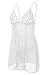 BMAKA Petite Size Women Bridal Lingerie Robe Lace Nightwear Babydoll Sets of 3