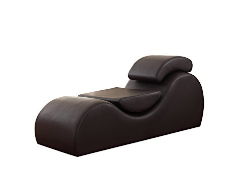 Container Furniture Direct Devon Collection Modern Faux Leather Upholstered Str…