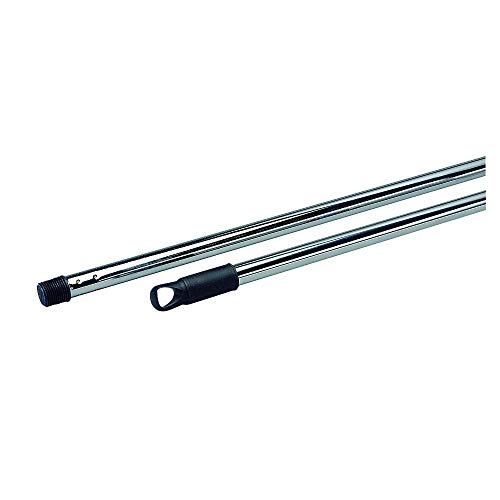 NESPOLI 46748 Manico per Scopa Cromo e Liscio, Colore specifico