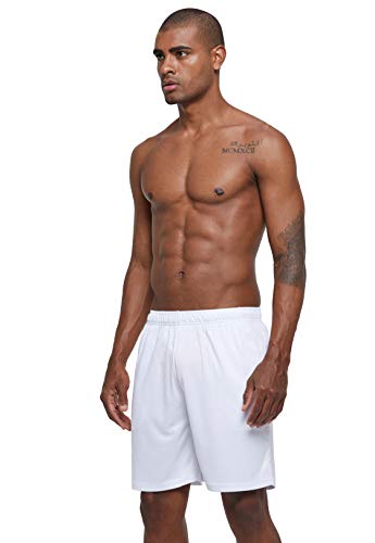 G Gradual Men's 7" Workout Running Shorts - 2 Pack Quick Dry Gym Shorts With Zip Pockets (Black & Gray)
