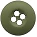 Army Universe Olive Drab BDU Buttons (100 Pack) - Plastic, Round, 0.75 Inches, Military Apparel Accessories