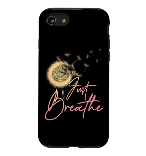 Just Breathe Dandelion Wildflower Botanical Nature Flower Case for iPhone SE (2…