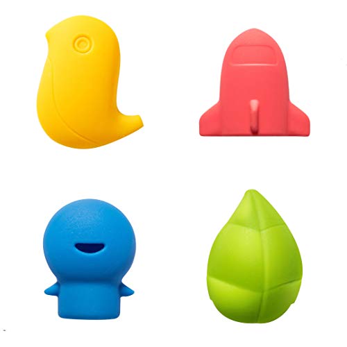 Auch 4Pcs Cute Cartoon Silicone Travel Toothbrush Holder Covers Toothbrush Case for Home, Travel, Outdoor Indoor Camping - Thumbnail 6