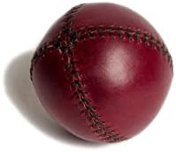 Lemon Ball Baseball. Burgundy Horween Chromexcel Leather, Black Stitch Lb-Burg-Blk