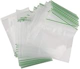CPUK 100X 30x30mm Poly Plastic Seal Grip Zip Lock Bags Baggies view 2