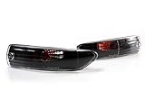 03-05 Mitsubishi Eclipse Front Bumper Turn Signal Lights - Black/Clear (2003 2004 2005)