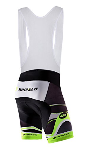 image for sponeed 3D Padded Cycling Bib Shorts,Mens Road Bike Kits Bibs Riding S