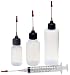 Plastic Squeeze Bottles 1oz, 2oz, 4oz, and 10ML All 1.5" Stainless Applicators