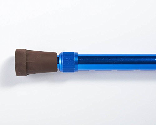 Derby Handle Cane by RMS | Walking Cane with Comfort Grip Handle | Adjustable Height, Lightweight Walking Stick Mobility Aid (Blue) - Thumbnail 3