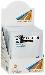 True Athlete Natural Whey Protein - Vanilla 12 Packets
