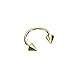 18 Pieces Captive Bead Ring BCR and Horseshoe Circular Barbell CBR (Nose, Ear) 18 Gauge 5/16