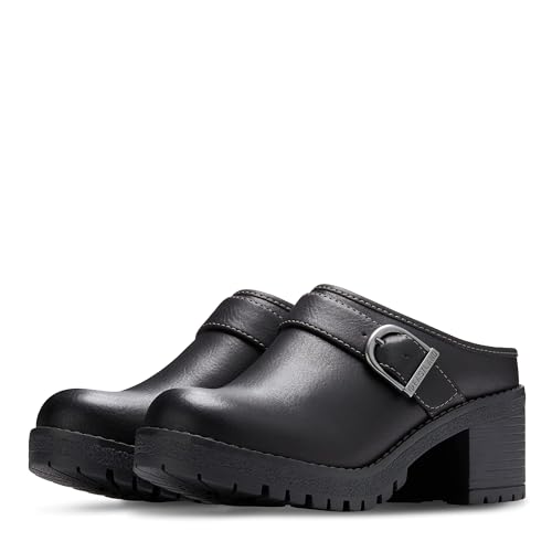 Eastland Womens Nola Clog, Black, 7 US