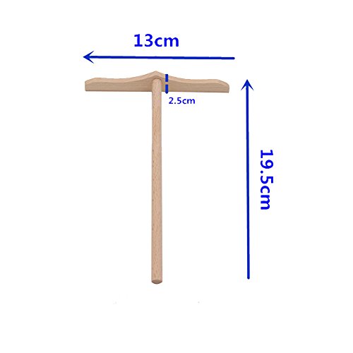 image for Sweetdecor 4 Pack Crepe Spreader and Spatula Set All Natural Beechwood
