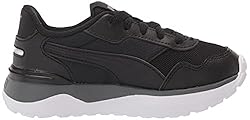 Puma R78 Sneaker, Black Black Silver, 12 US Unisex