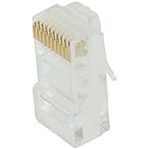 RiteAV - RJ50 10p10c Modular Connector (for Flat Cable, Stranded) (Crimp) 10 PCS Pack