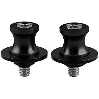 Sporacingrts M8 Motorcycle Swing Arm Spools Slider para Suzuki SV650 SV1000 gsxr 600 750 1000 v-Strom 650 1000 B- Rey TL1000 DL650 SV650/1000 Black