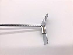 NAHANCO XT12, 12" Thin Line Slatwall Hooks, Chrome