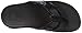 FitFlop Women's Surfa Sequin Flip Flop, Black, 6 M US