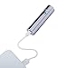 Electronic Arc Lighter Flameless USB Rechargeable Windproof Plasma Electric Lighter for Candle, Gas Stove, BBQ Grill and Camping (109silver)