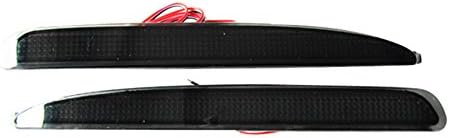 Paision Black Smoked Lens LED Bumper Reflector Tail Brake Stop Light 03-08 Mazda6 Atenza