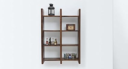 Urban Ladder Tic-Tac Bookshelf (Walnut)