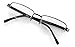 Specs Half Rimmed Rectangular Reading Glasses For Men - Free Microfiber Cleaning Pouch +1.25 Value 3 Pack
