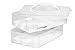 DuraCasa Cupcake Carrier | Cupcake Holder | Store up to 24 Cupcakes or 2 Large Cakes | Stacking Cupcake Storage Container | Cupcake, Cookie, or Cake Dessert Carrier (White)