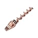 Premium Glass Tool Set for Herb Leaves, Spices with Drawstring Bag (Rose Gold)