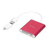 WEme CF Card Reader, Aluminum SuperSpeed Micro SD Card Converter with OTG Adapter for SanDisk CF TF SDHC SDXC MMC Card, USB 3.0 SD Card Reader Writer for iMac, MacBook Air, Samsung Galaxy, HTC, LG