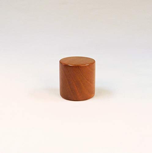 Lamp Finial, Cherry Wood, Drum Pattern 4