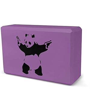 NA Panda Yoga Brick | Sold As Single Block | EVA Foam Block Accessories for Yoga, Meditation, Pilates, Stretching (9inchesx 6inchesx 3inches)