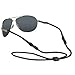 Chums Adjustable 5mm Rope Eyeglass and Sunglass Retainer / Strap, Universal Fit, Black (2 Pack)