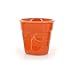 Revol Froisses 640681 Cappuccino Crumple Tumbler, Clementine