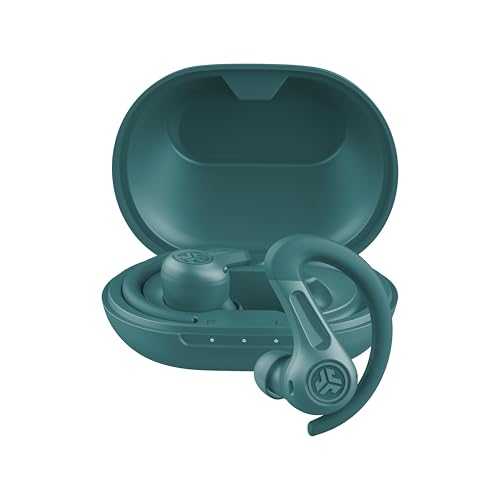 JLab, JBuds Sport ANC 4, True Wireless Earbuds, Active Noise Cancelling, Bluetooth, Multipoint Connect, Teal