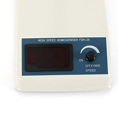 RanBB High Speed Dispersion Homogenizer, 110V FSH-2A Lab Homogenization Mixer Laboratory Dispenser 10~1000ml