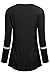 Long Sleeves Shirts for Women,Helloacc Crew Neck Office Blouses Flowy Tunics,Black,Large