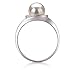 Clare White 6-7mm AAA Quality Freshwater 925 Sterling Silver Cultured Pearl Ring For Women - Size-8
