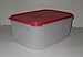 Tupperware Modular Mates Rectangular 2 Container in Red