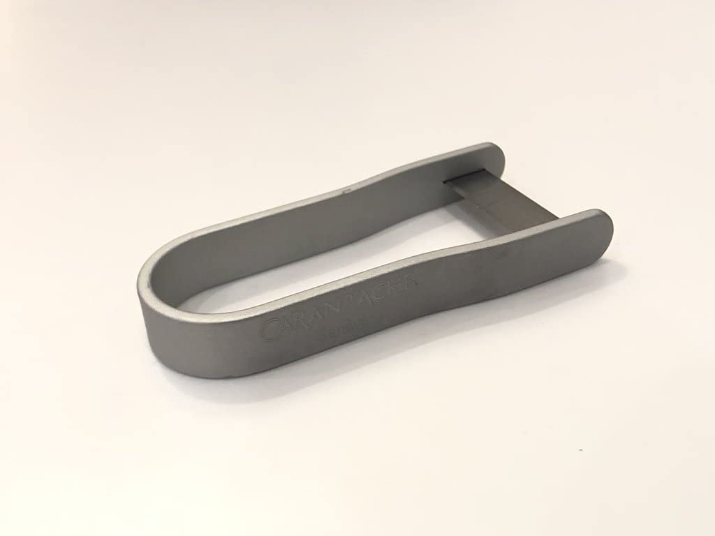 Caran Dache Artist Pencil Peeler Universal Pencil Sharpener & 3 Spare Blades (Silver)