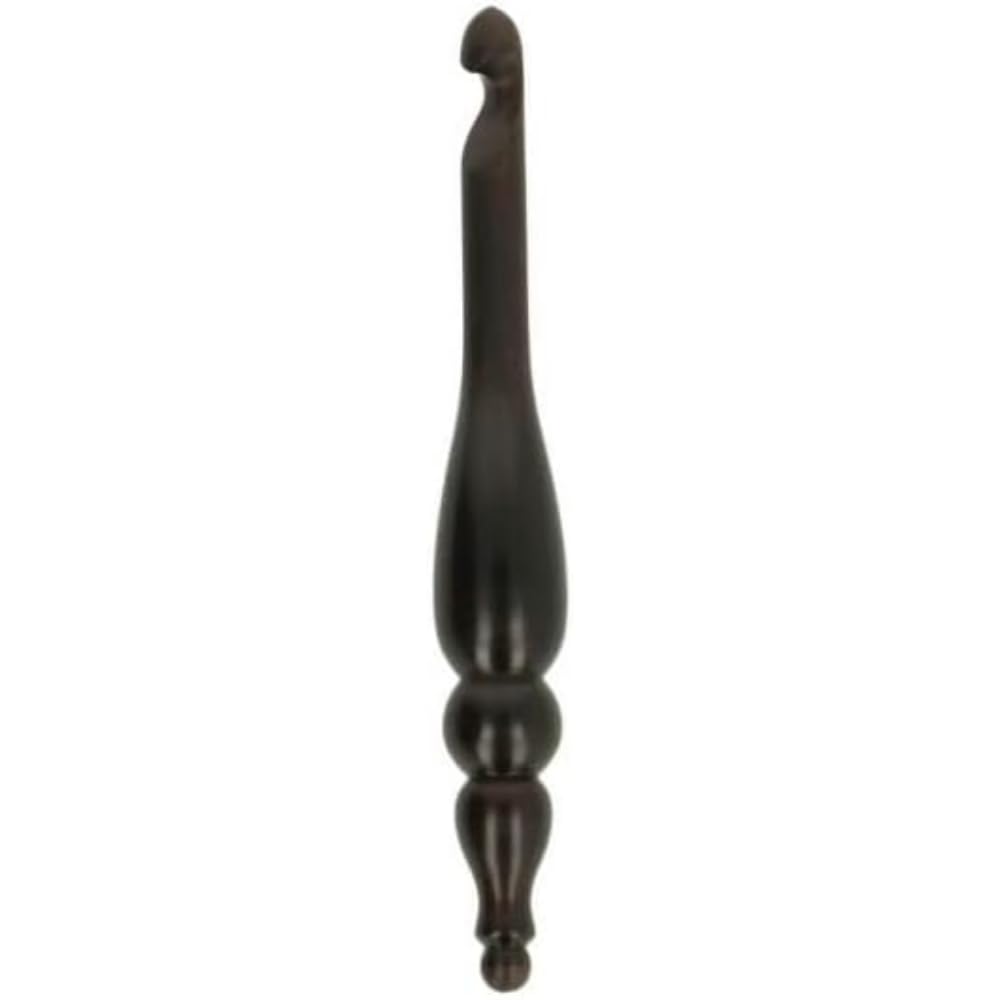 Furls Crochet Hook, Wood, Blackwood, 10mm