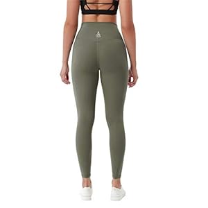 Yogas Asana workout-leggings voor dames, met zakken, hoge taille, volledige lengte, buikcontrole, 4-weg stretchbroek…