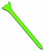 Zero Friction Tour 3-Prong Golf Tees (3-1/4 Inch, Citrus Green, Pack of 30)