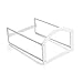 SAIYIDANZI Clothes Hanger Organizer Rack Lightweight Sturdy Plastic Clothes Hanger Caddy Storage Holder Stacker for Closet & Room Tidier Laundry Rooms Drying Rack (White)