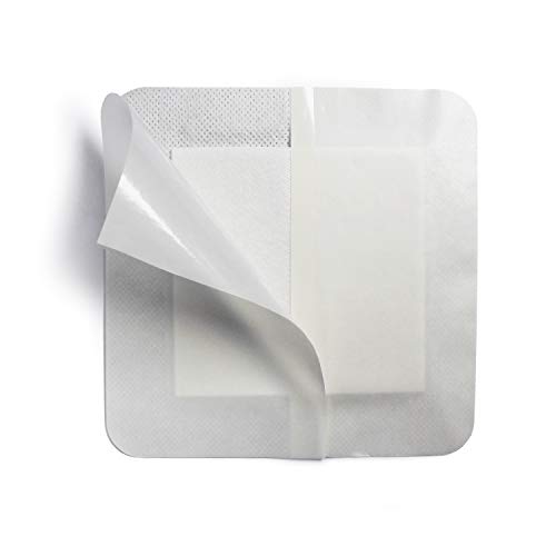 Medpride Waterproof Composite Wound Dressing Pads 10Pack, 6 inches by