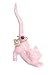 Beth Marie Luxury Boutique Cat Ring Holder, Cute Pink Ceramic Engagement and Wedding Ring Holder, Measures 2.75