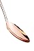 Cook With Color 4 Piece Rose Gold Stainless Steel Cooking Utensil Set with Grey Silicone Handles